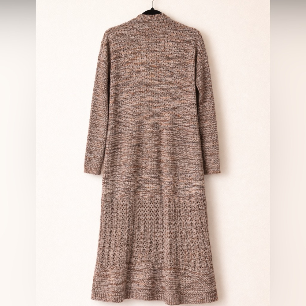 Anthropologie Marled Space Dye Cottagecore Folklore Duster Cardigan Size S EUC - Picture 4 of 5